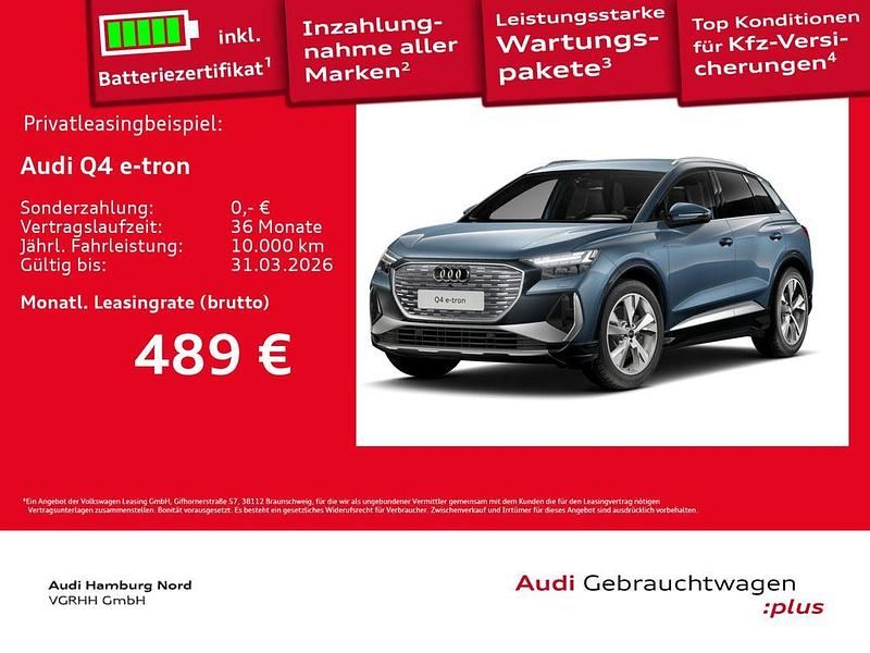 Gebraucht Audi Q4 e-tron S-Line 210 kW (286 PS) 2025 Geysirblau metallic SUV