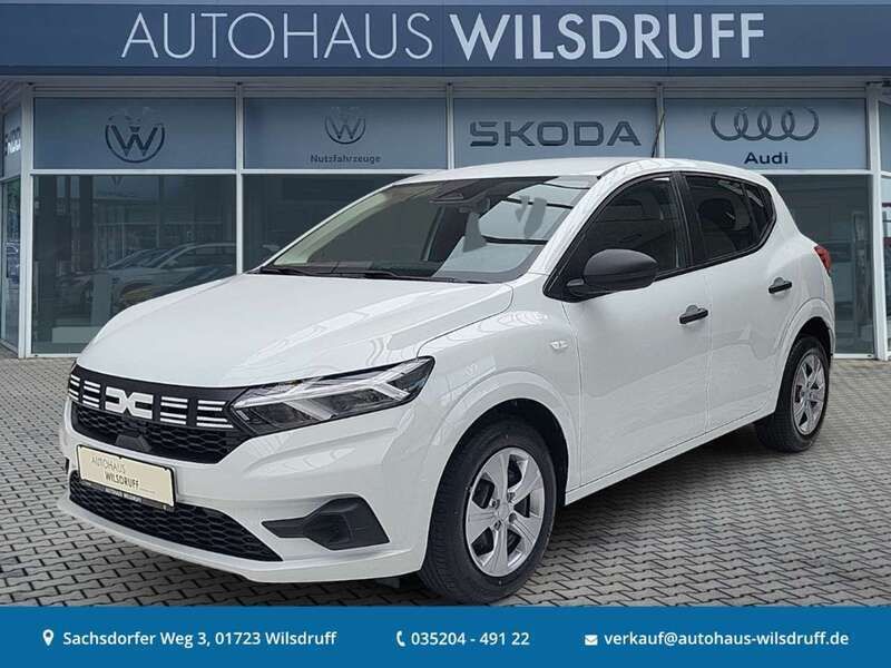 Weiss Neu 2025 Dacia Sandero Essentiel Kleinwagen | 16.890 € (Fairer Preis) - Bild 1/4