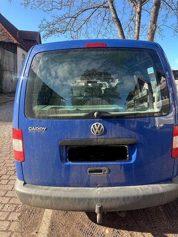 Second-hand VW Caddy 75 CP (55 kW) 2004 Albastru Monovolum