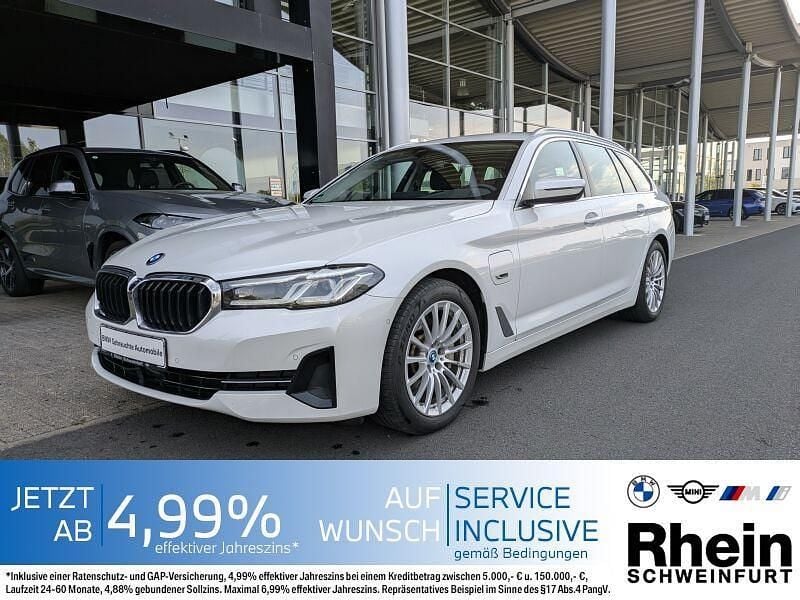 Weiß Gebraucht 2022 BMW 530e Sport Line Kombi | 30.890 € (Superpreis) - Bild 1/4