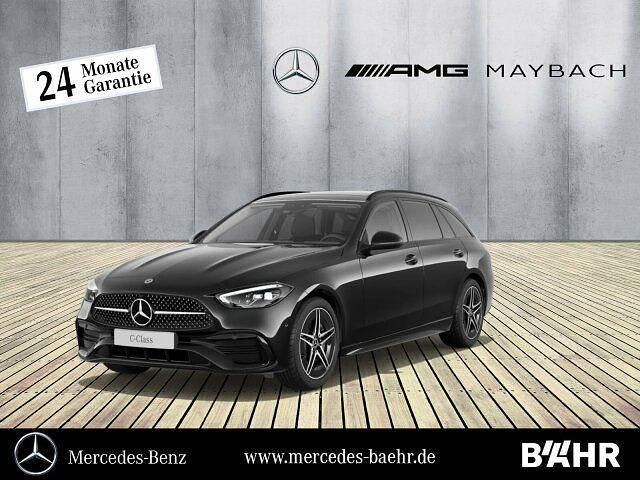 Lack obsidianschwarz Gebraucht 2024 Mercedes C180 AMG Kombi | 38.440 € (Fairer Preis) - Bild 1/4