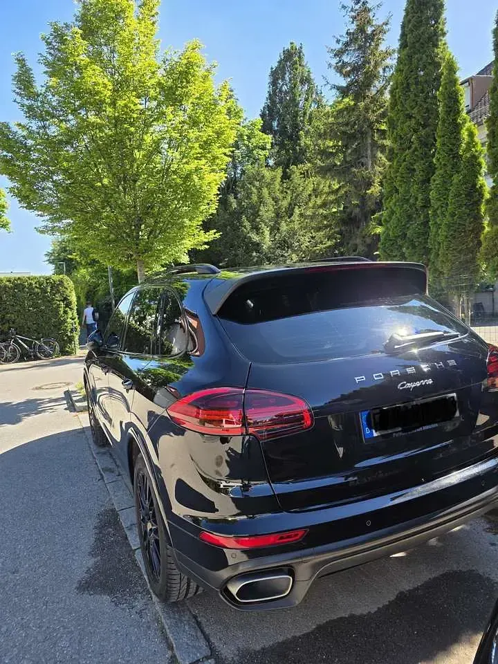 Gebraucht Porsche Cayenne Diesel Platinum Edition 262 PS (192 kW) 2017 Schwarz SUV