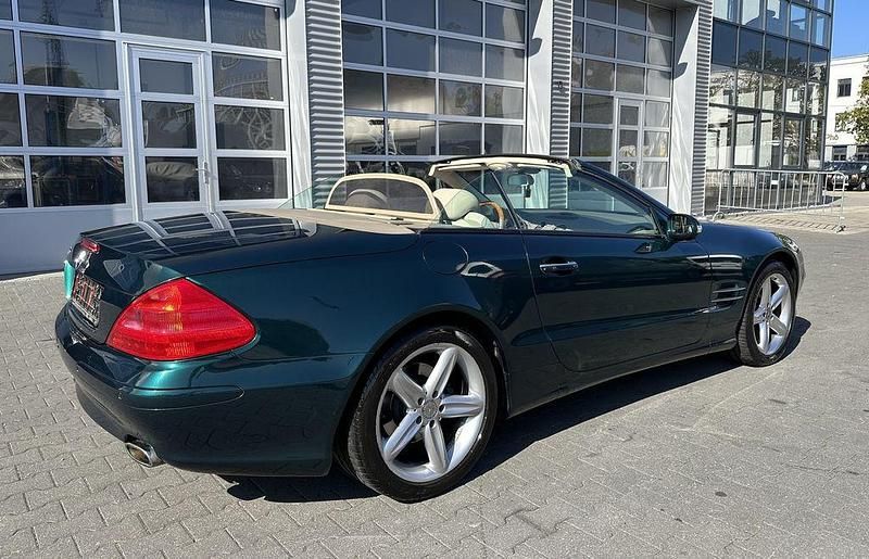 Gebraucht Mercedes SL500 306 PS (225 kW) 2002 Grün Cabrio