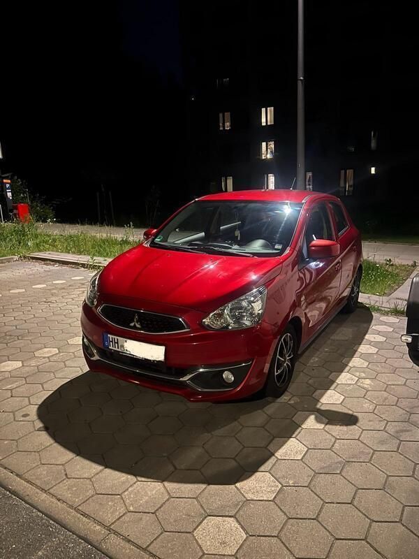 Rot Gebraucht 2018 Mitsubishi Space Star Kleinwagen | 4.100 € (Fairer Preis) - Bild 1/4