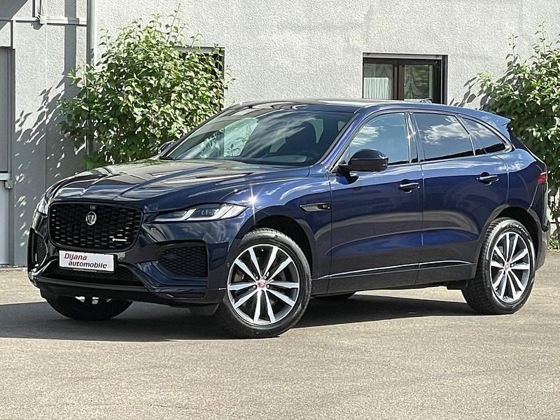 Blau Gebraucht 2021 Jaguar F-Pace R-Dynamic SUV | 34.299 € (Guter Preis) - Bild 1/4