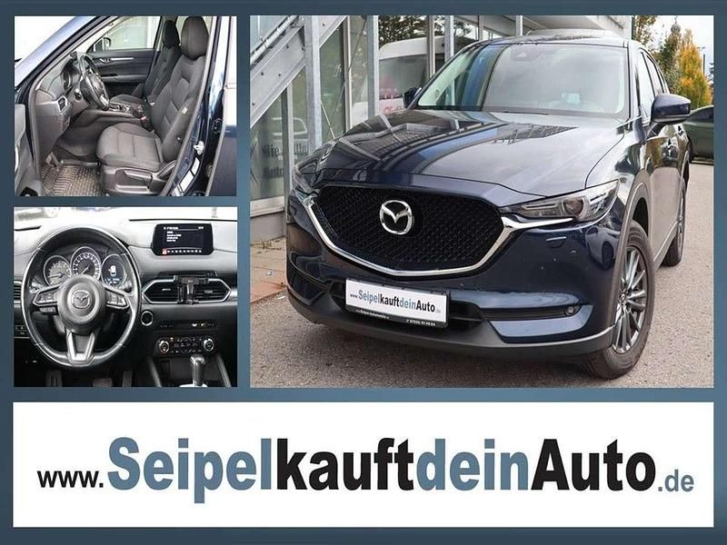 Blau Gebraucht 2018 Mazda CX-5 Exclusive-Line SUV | 18.495 € (Guter Preis) - Bild 1/2