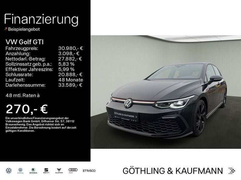 Deep black perleffekt Gebraucht 2023 VW Golf VIII GTI Limousine | 29.890 € (Superpreis) - Bild 1/4