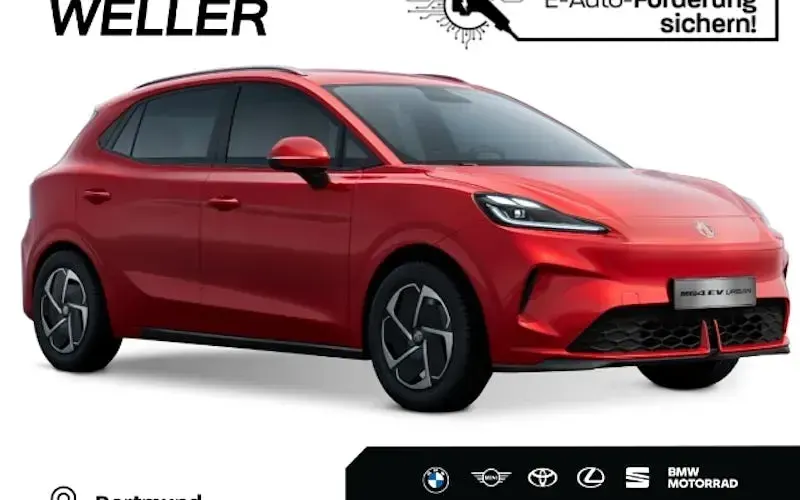 Nowe MG MG4 EV 110 kW (150 KM) 2026 Czerwony Hatchback