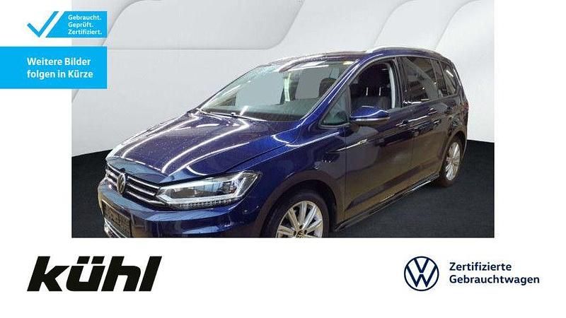 Atlantik blue metallic Gebraucht 2025 VW Touran R-line Van / Kleinbus | 33.390 € (Guter Preis) - Bild 1/2