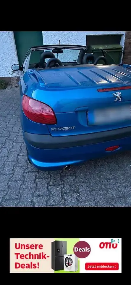 Gebraucht Peugeot 206 CC 109 PS (80 kW) 2002 Cabrio