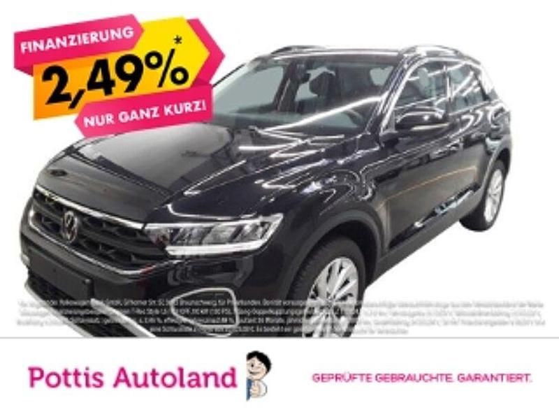 Schwarz Gebraucht 2025 VW T-Roc Life SUV | 23.789 € (Superpreis) - Bild 1/3