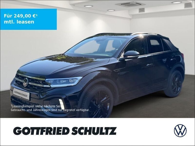 Schwarz Gebraucht 2024 VW T-Roc R-line SUV | 34.240 € (Fairer Preis) - Bild 1/4