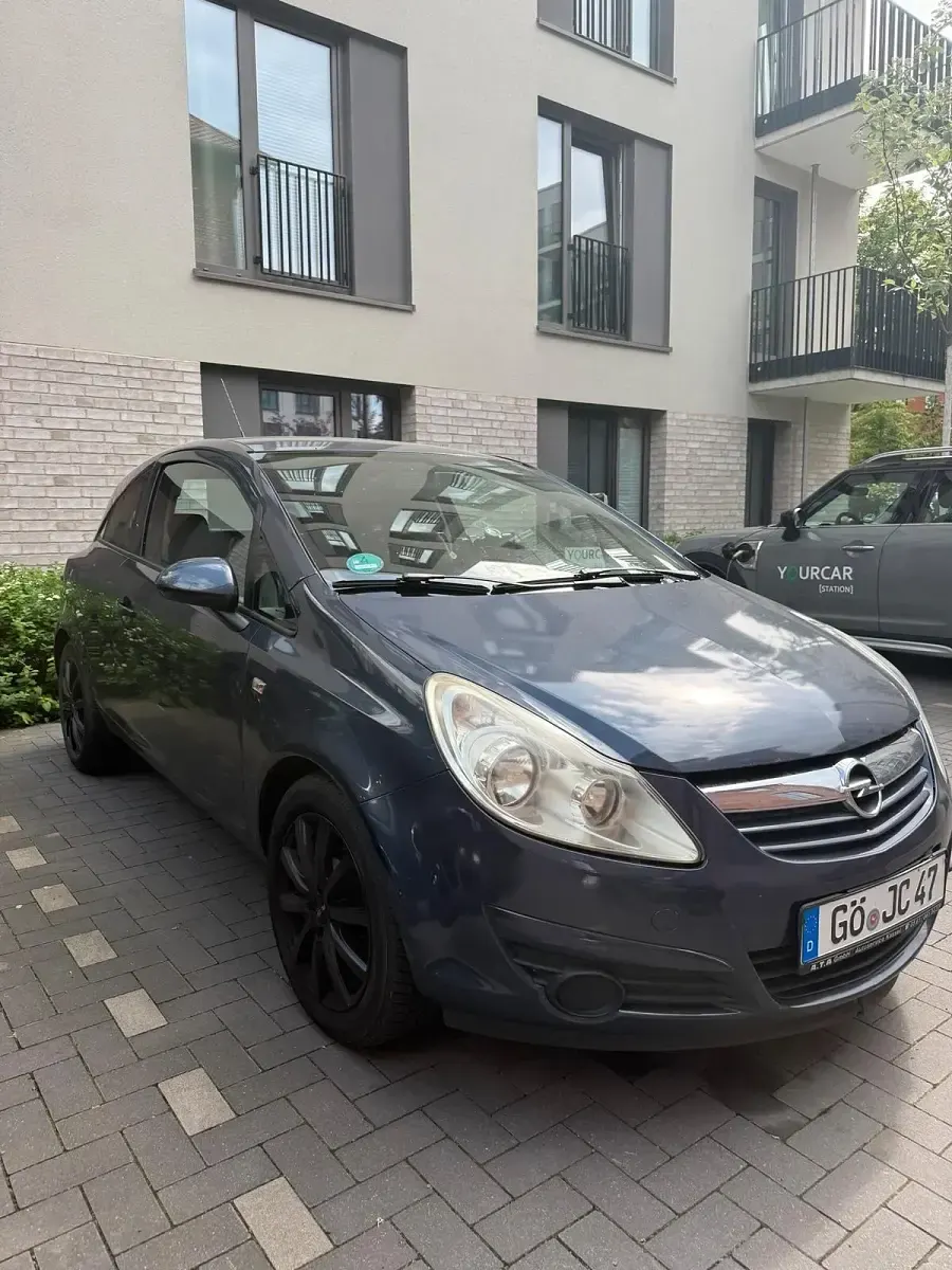 Gebraucht Opel Corsa 80 PS (58 kW) 2008 Blau Kleinwagen