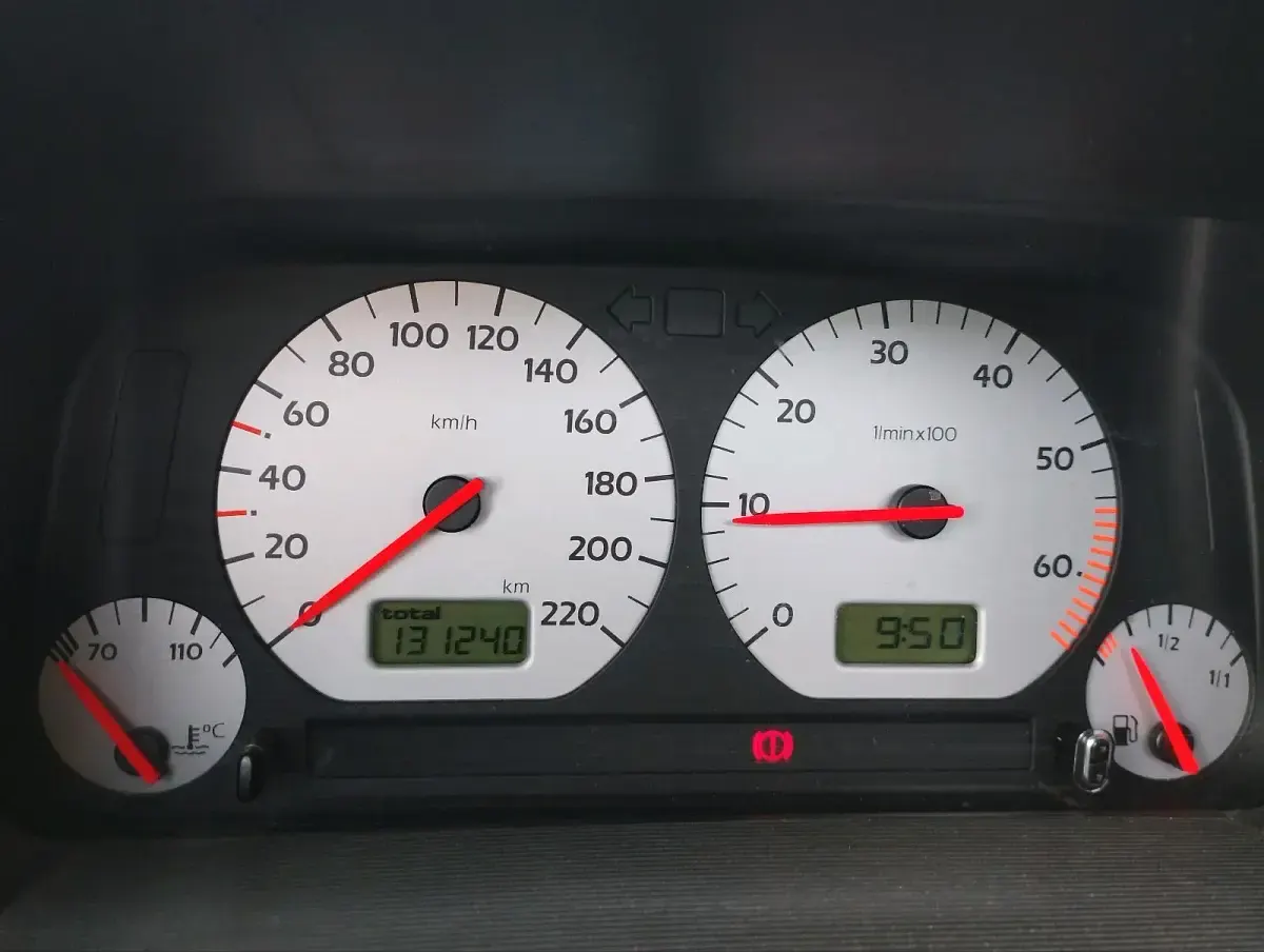 Gebraucht VW Golf III 60 PS (44 kW) 1997 Rot Kleinwagen