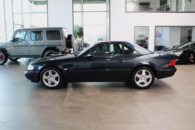 Gebraucht Mercedes SL320 224 PS (164 kW) 2000 Smaragdschwarz Cabrio