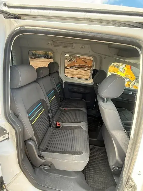 Gebraucht VW Caddy Team 102 PS (75 kW) 2015 Weiß Van / Kleinbus