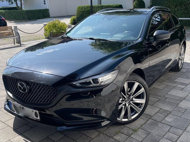 Schwarz Gebraucht 2019 Mazda 6 Sports-Line Kombi | 20.999 € (Fairer Preis) - Bild 1/4