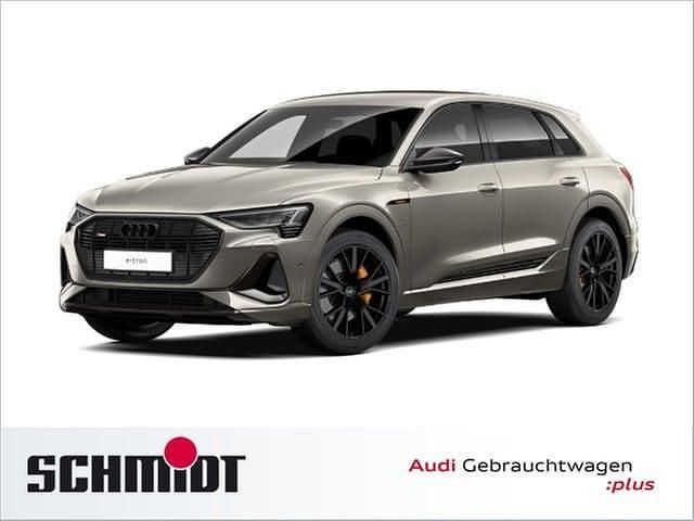 Chronosgrau metallic Gebraucht 2022 Audi e-tron Black Edition SUV | 38.840 € (Superpreis) - Bild 1/2