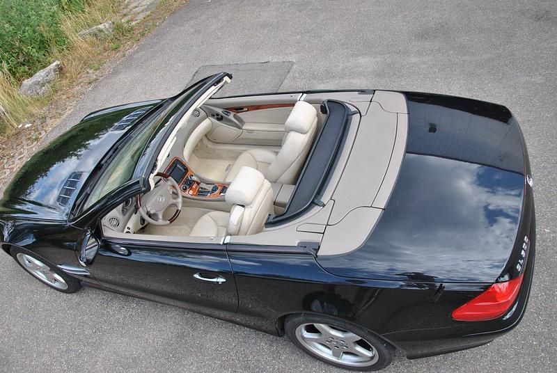 Schwarz Gebraucht 2002 Mercedes SL500 Cabrio | 19.500 € (Superpreis) - Bild 1/4
