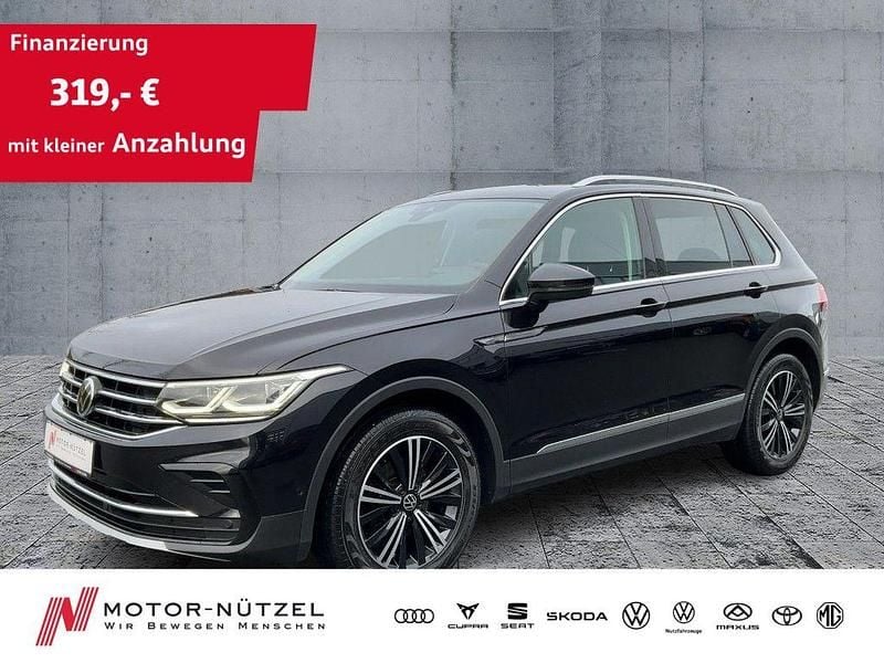 Deep black perleffekt Gebraucht 2021 VW Tiguan Elegance SUV | 23.930 € (Guter Preis) - Bild 1/4