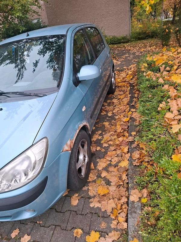 Blau Gebraucht 2006 Hyundai Getz Kleinwagen | 550 € - Bild 1/3