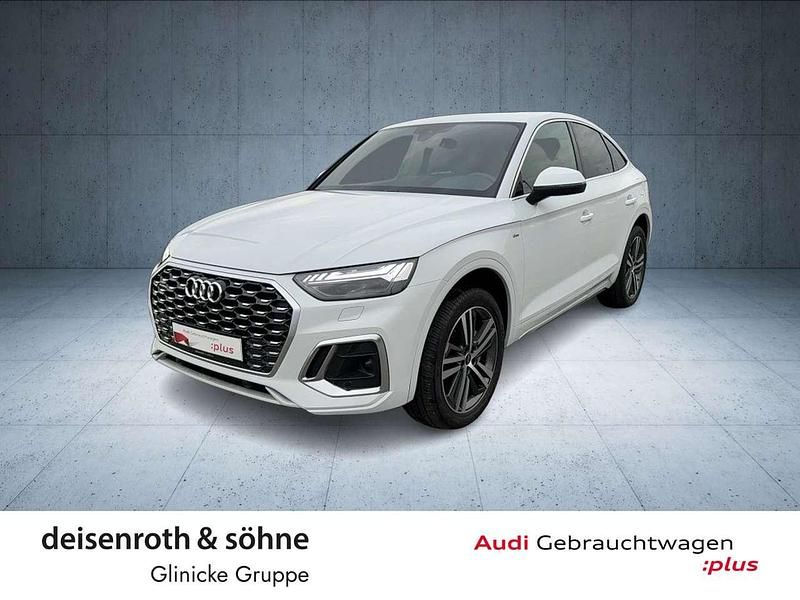 Gletscherweiß metallic Gebraucht 2023 Audi Q5 S-Line SUV | 49.905 € (Etwas zu teuer) - Bild 1/4