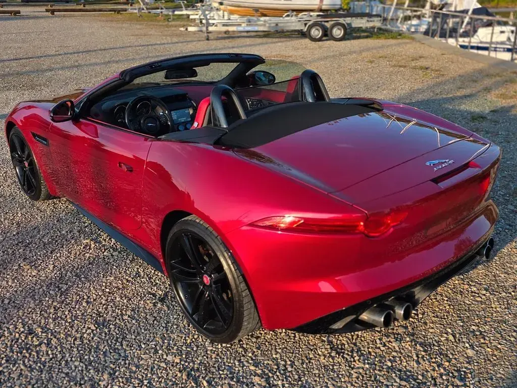 Gebraucht Jaguar F-Type R 551 PS (405 kW) 2015 Rot Cabrio