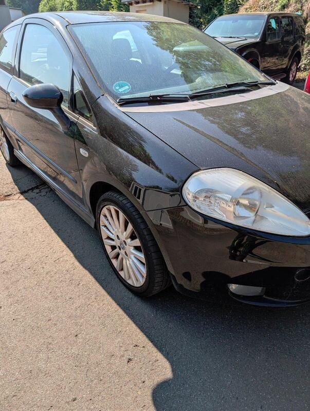 Gebraucht Fiat Punto 95 PS (69 kW) 2007 Schwarz Kleinwagen