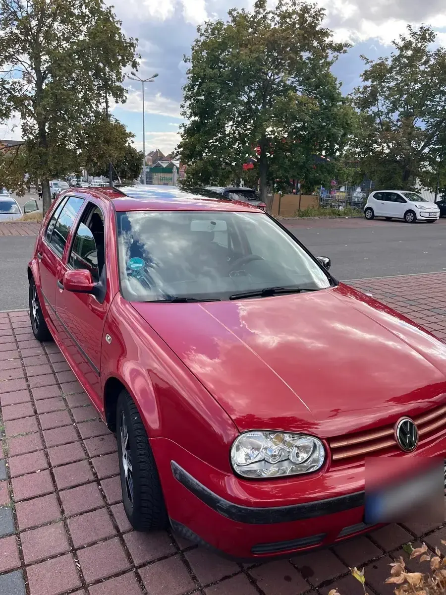 Gebraucht VW Golf IV 2001 Rot Kleinwagen