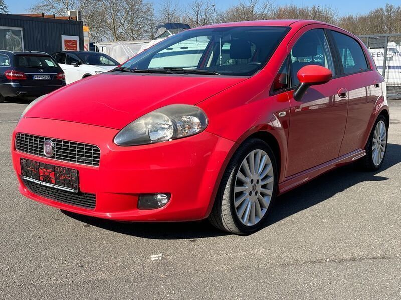 Rot Gebraucht 2008 Fiat Grande Punto Sport Kleinwagen | 2.490 € (Fairer Preis) - Bild 1/4