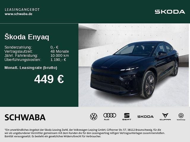 Schwarz Neu 2025 Skoda Enyaq iV SUV | 43.060 € (Guter Preis) - Bild 1/4