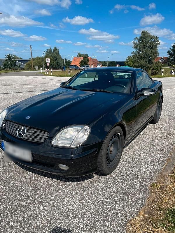 Schwarz Gebraucht 2000 Mercedes SLK230 Cabrio | 5.399 € (Superpreis) - Bild 1/4