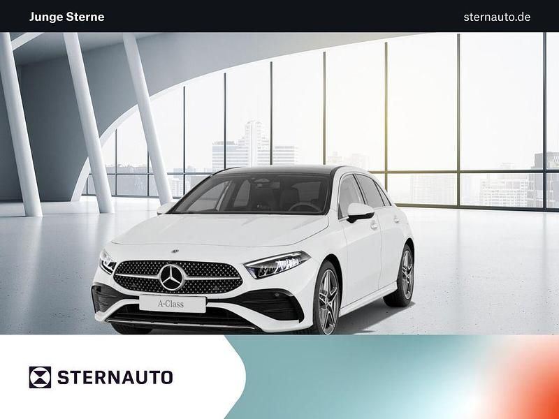 Unilack polarweiß Gebraucht 2024 Mercedes A250 AMG line Limousine | 35.880 € (Teuer) - Bild 1/4