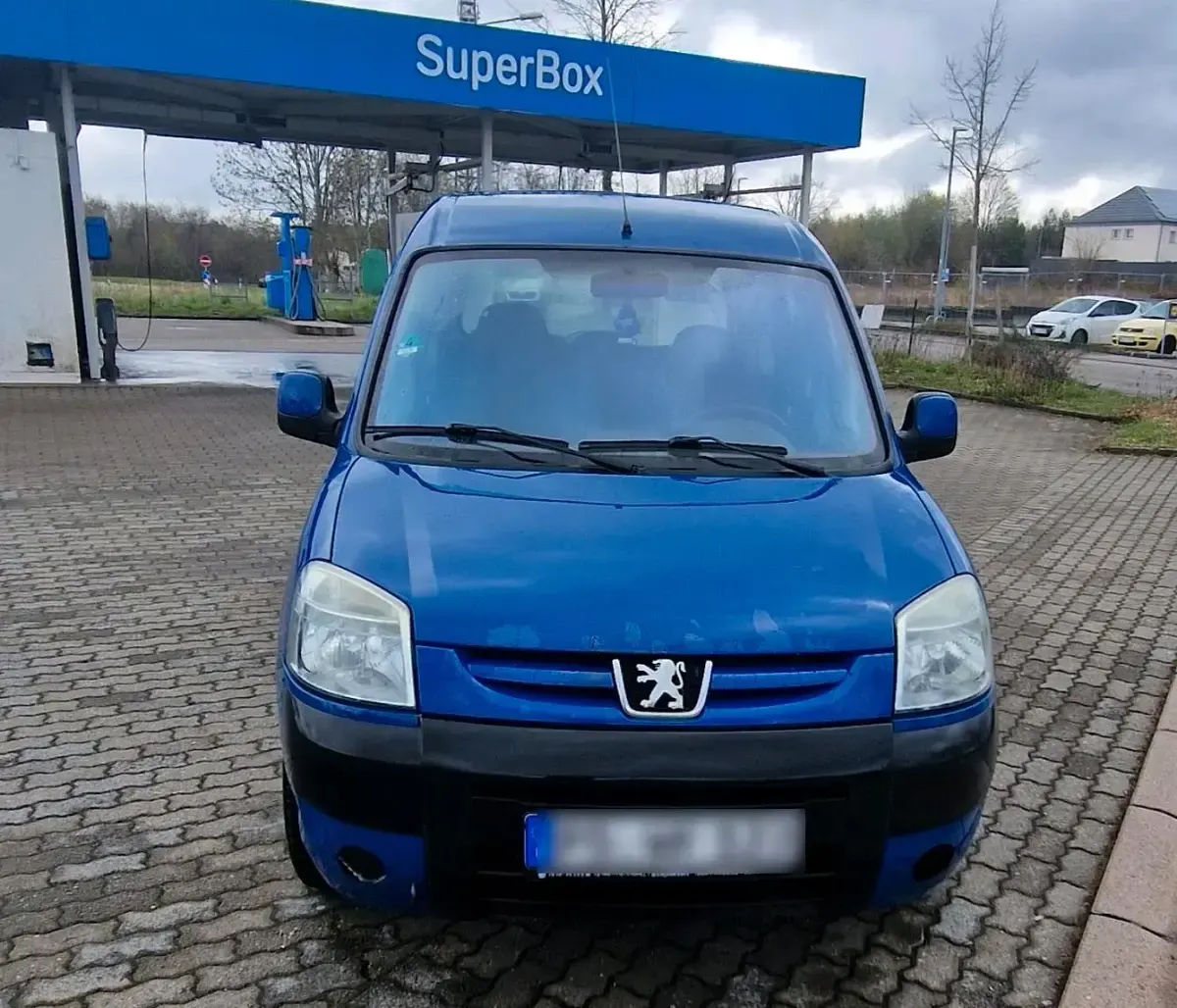 Gebraucht Peugeot Partner 90 PS (66 kW) 2007 Blau Van / Kleinbus
