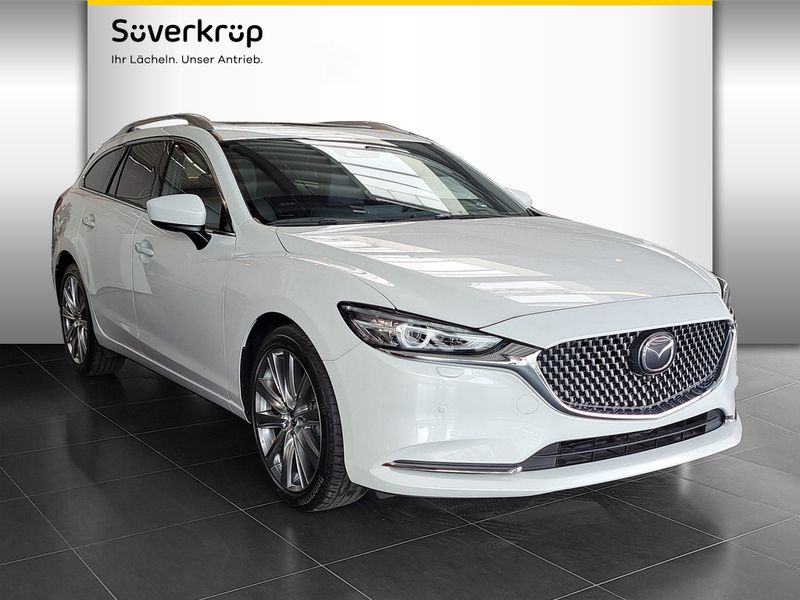 Schwarz Gebraucht 2022 Mazda 6 Takumi-Line Kombi | 34.990 € (Teuer) - Bild 1/4