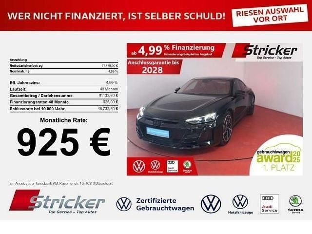Schwarz (mythosschwarz metallic) Gebraucht 2022 Audi RS e-tron GT Sport Limousine | 77.888 € (Fairer Preis) - Bild 1/4