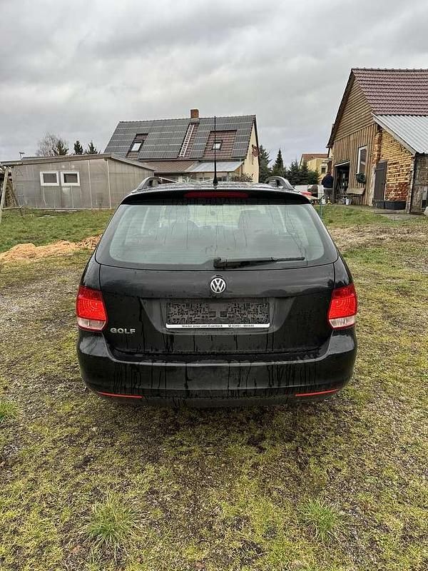 Gebraucht VW Golf VI Comfortline 102 PS (75 kW) 2008 Schwarz Kleinwagen