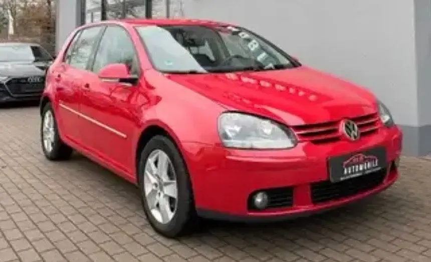 Gebraucht VW Golf VI Edition 80 PS (58 kW) 2008 Rot Kleinwagen
