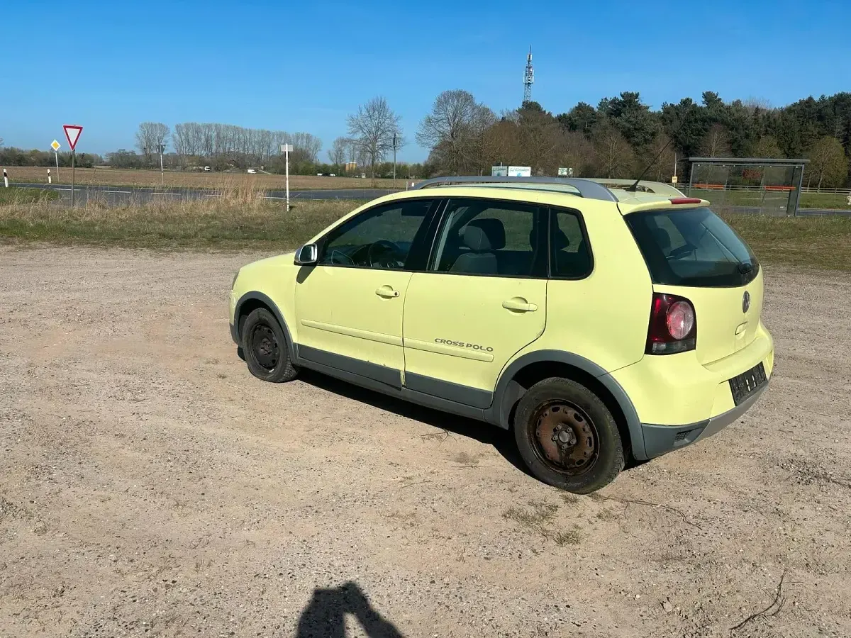 Gebraucht VW Polo Cross 105 PS (77 kW) 2007 Gelb Kleinwagen