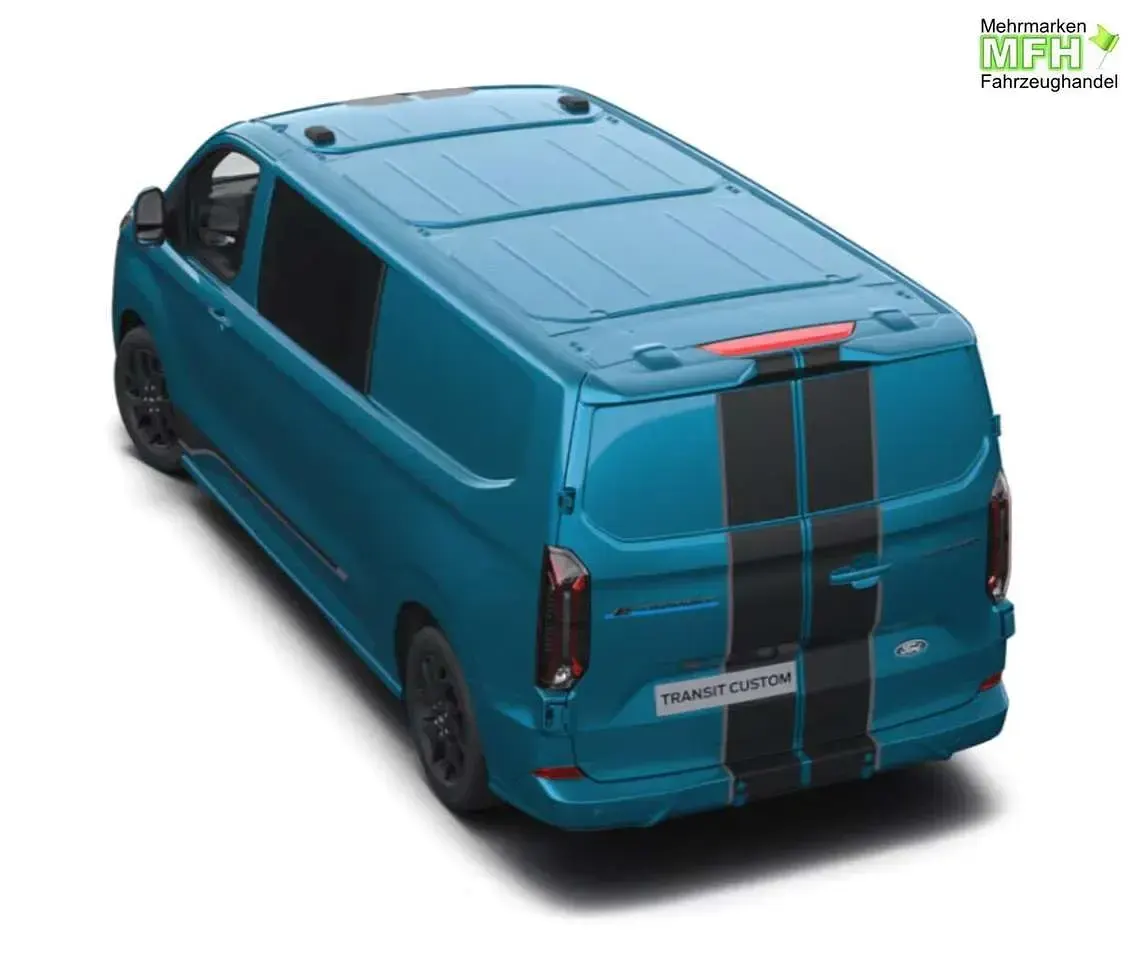 Neu Ford E-Transit Sport 160 kW (218 PS) 2026 Digital aqua blue metallic Van