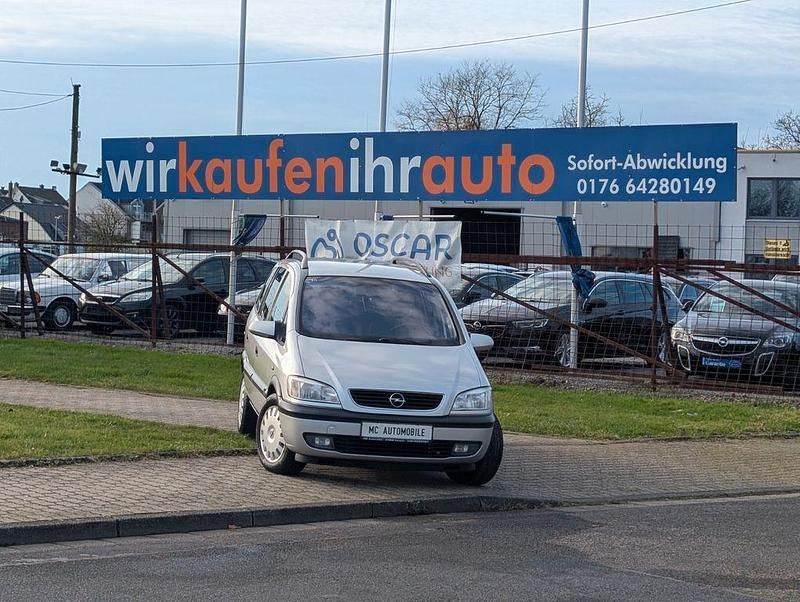 Grau Gebraucht 2003 Opel Zafira Executive Van / Kleinbus | 2.999 € (Teuer) - Bild 1/4