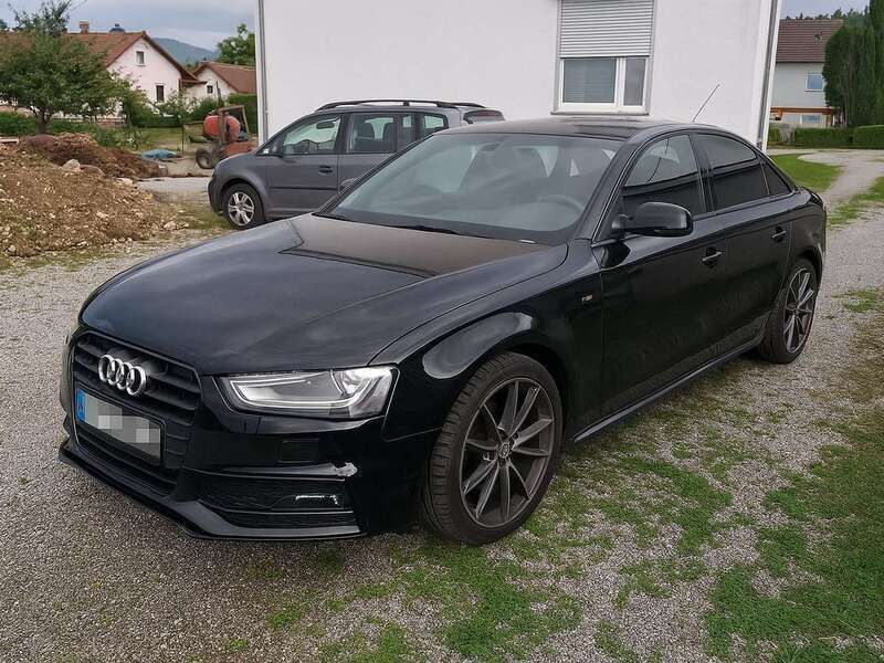 Schwarz Gebraucht 2016 Audi A4 S-Line Limousine | 15.500 € (Guter Preis) - Bild 1/4
