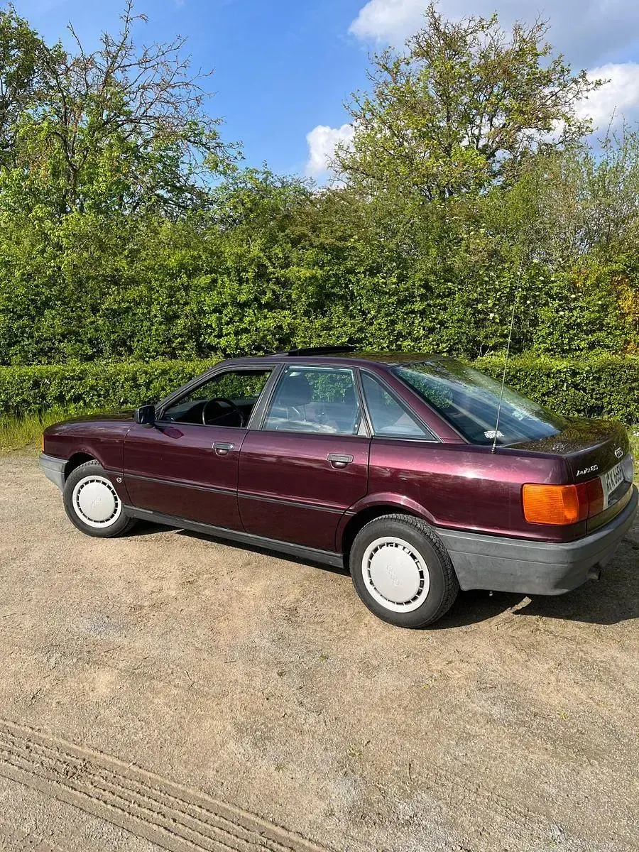 Käytetty Audi 80 70 HP (51 kW) 1990 Punainen Sedan