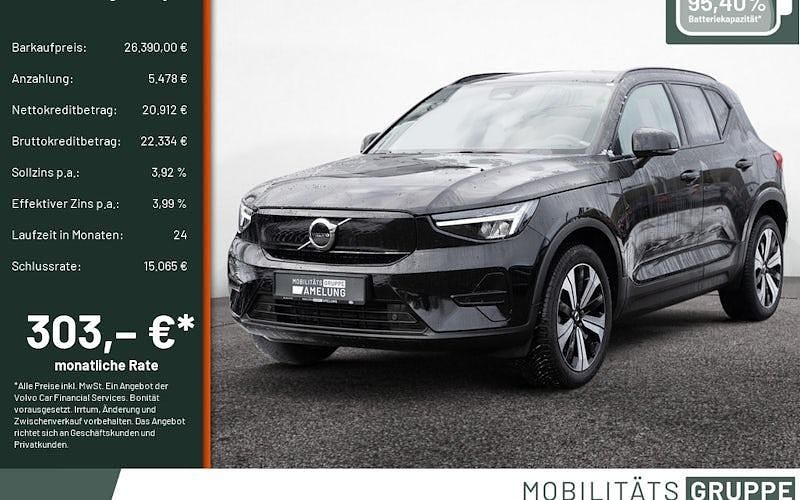 Gebraucht Volvo EX40 Core 175 kW (238 PS) 2022 Schwarz SUV
