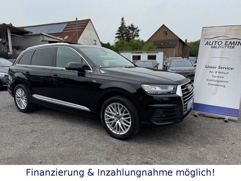 Schwarz Gebraucht 2018 Audi Q7 S-Line SUV | 28.950 € (Superpreis) - Bild 1/4