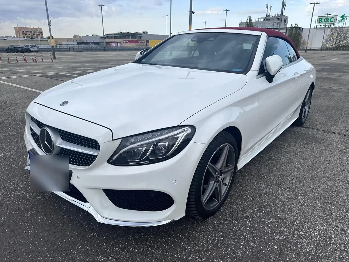 Gebraucht Mercedes C250 AMG line 211 PS (155 kW) 2017 Weiß Cabrio