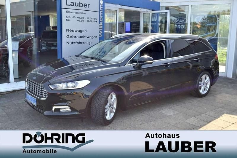 Iridiumschwarz Gebraucht 2018 Ford Mondeo Titanium Kombi | 14.440 € (Fairer Preis) - Bild 1/4