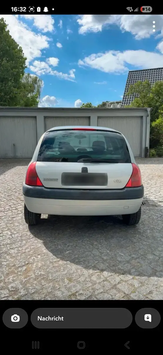 Używany Renault Clio II 58 KM (42 kW) 2001 Srebrny Hatchback
