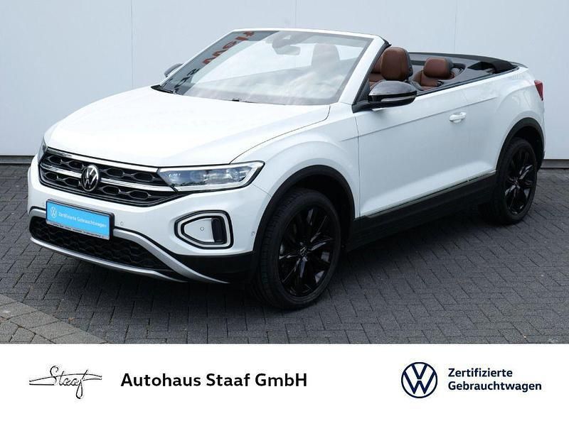 Pure white Gebraucht 2022 VW T-Roc Cabriolet Style Cabrio | 25.950 € (Fairer Preis) - Bild 1/4