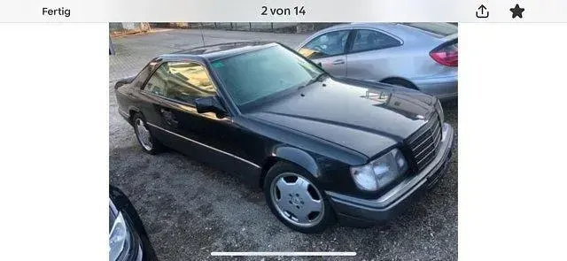 Brugt Mercedes E320 220 HK (161 kW) 1996 Sort Coupe
